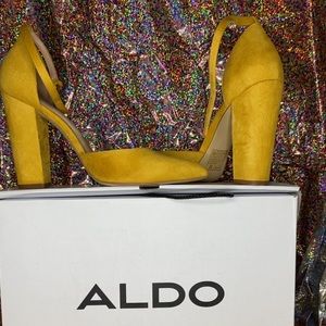 Suede Aldo Heels